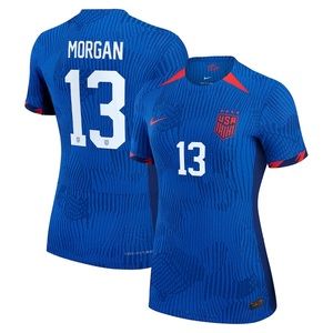 Nike Player’ version! - Alex Morgan #13 USA Soccer Jersey Blue 2022/2023 Away